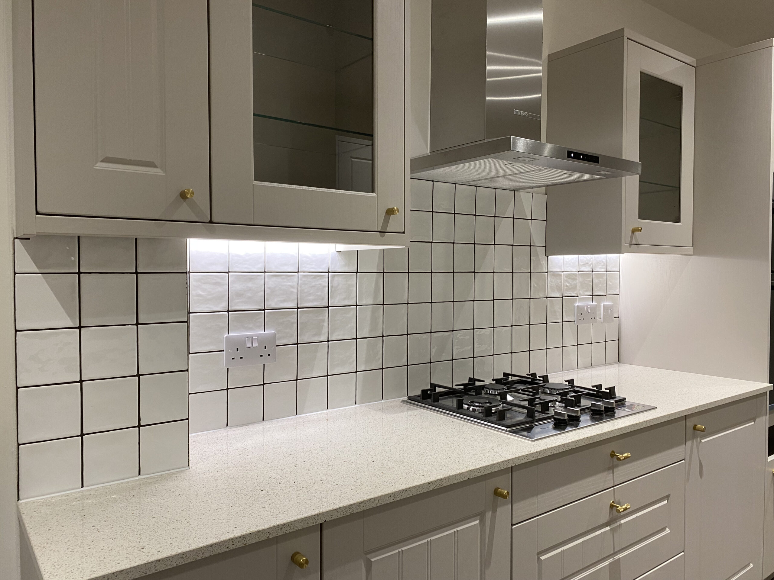 Kitchen with Kitchen Extension and High Gloss Kitchen in Arkley
